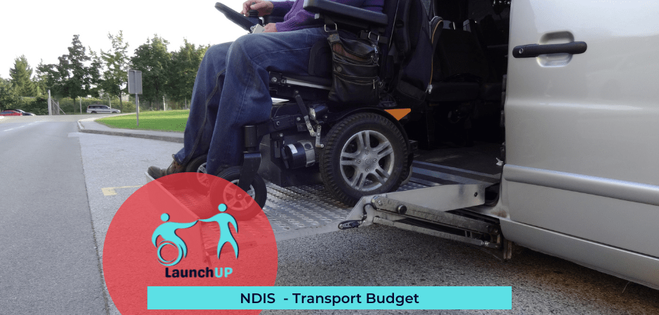 Image of person with disability using a taxi service as part of their Transport Budget with the NDIS